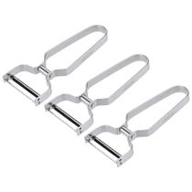 Kit Três Descascadores de Legumes Aço Inox Weck Kit Três Descascadores de Legumes Aço Inox Weck