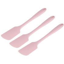 Kit Três Espátulas Retas Profissional Rosa Weck