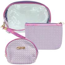 Kit Três Necesseries Cisne - Roxa 5747