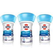 Kit Três Unidades De Cloro Flutuador Advanced 830g HTH