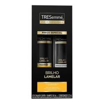 Kit Tresemmé Brilho Lamelar: Shampoo 350ml + Condicionador 175ml