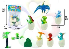 Kit trex dinossauro 10 peças