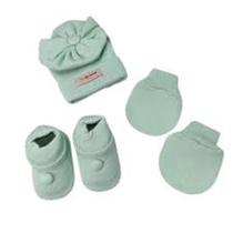 Kit trico recém nascido - sapato luva e touca cor verde água - tamanho rn 1005 - fio de amor Kit trico recém nascido - sapato luva e touca cor verde água - tamanho rn 1005 - fio de amor