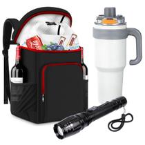 Kit Trilha e Camping com Mochila Térmica, Copo Térmico 1200ml e Lanterna Tática Kit Trilha e Camping com Mochila Térmica, Copo Térmico 1200ml e Lanterna Tática