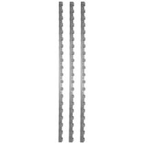 Kit Trilho 1 M Aço Inox P/ Vinil 3 Un - EXTRUFLEX