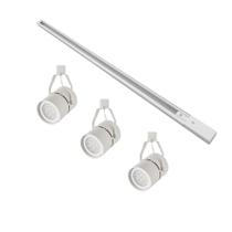 Kit Trilho 1 Metro Com 3 Spots Nordecor Classic Par 30 E27 Bivolt Branco Kit Trilho 1 Metro Com 3 Spots Nordecor Classic Par 30 E27 Bivolt Branco