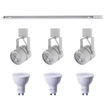 Kit Trilho 1M + 3 Spots Classic Branco + 3 Lâmpadas GU10 6W - Nordecor Kit Trilho 1M + 3 Spots Classic Branco + 3 Lâmpadas GU10 6W - Nordecor
