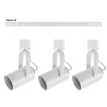 Kit trilho 1m + 3 spots GU10/MR16 Branco Troca lâmpada Kit trilho 1m + 3 spots GU10/MR16 Branco Troca lâmpada