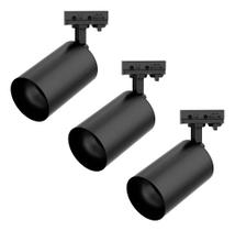 Kit Trilho Com 3 Spots Preto Inspire Eco3996 Bivolt Kit Trilho Com 3 Spots Preto Inspire Eco3996 Bivolt