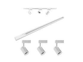 Kit Trilho Eletrificado 1 Metro + 3 Spots De 7w Branco 3000K