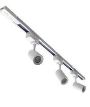 Kit Trilho Eletrificado 1 Metro Com 3 Spots LED 7w 4000K Branco Neutro IRC80 Kit Trilho Eletrificado 1 Metro Com 3 Spots LED 7w 4000K Branco Neutro IRC80