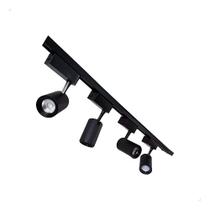 Kit Trilho Eletrificado 1 Metro Com 4 Spots Led 7w Kit Trilho Eletrificado 1 Metro Com 4 Spots Led 7w