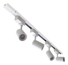 Kit Trilho Eletrificado 1 Metro Com 4 Spots Led 7w Kit Trilho Eletrificado 1 Metro Com 4 Spots Led 7w