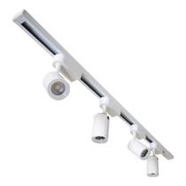 kit Trilho Eletrificado 1,5 Metro + 4 Spots led 10w Bivolt Branco BQ 3000k kit Trilho Eletrificado 1,5 Metro + 4 Spots led 10w Bivolt Branco BQ 3000k