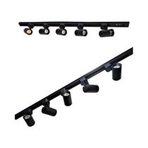 Kit Trilho Eletrificado 1,5m + 5 Spot Led 7w