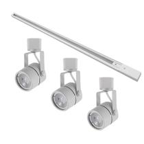 Kit Trilho Eletrificado 1M + 3 Spots MR16 GU10 - Nordecor Branco Kit Trilho Eletrificado 1M + 3 Spots MR16 GU10 - Nordecor Branco