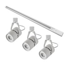 Kit Trilho Eletrificado 1M + 3 Spots PAR20 - Nordecor Branco