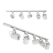 Kit Trilho Eletrificado 1m + 5 Spot Branco + 5 LED Par20 3000k St1978