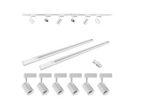 Kit Trilho Eletrificado 2 Metro + 6 Spots De 7w Branco 6000k