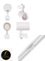 Kit Trilho Eletrificado 2 Metros + 6 Spots Led 10W Luz Neutra 4000K Kit Trilho Eletrificado 2 Metros + 6 Spots Led 10W Luz Neutra 4000K