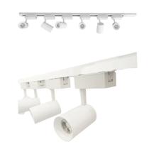 Kit Trilho Eletrificado 2metros + 6 Spots Led 7w Luz Branca 6500k Kit Trilho Eletrificado 2metros + 6 Spots Led 7w Luz Branca 6500k