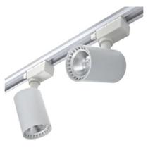Kit Trilho Eletrificado 50cm + 2 Spots Led 10w Branco Neutro
