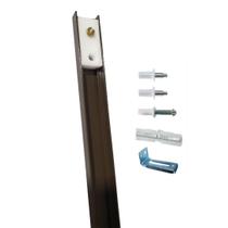 Kit trilho p/ porta camarão 1mt bronze