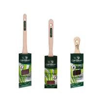 Kit Trinchas Sintética Reta 2" e Angular 1 1/2" e 2" - Condor Kit Trinchas Sintética Reta 2" e Angular 1 1/2" e 2" - Condor