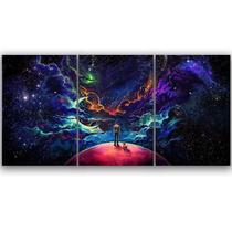 Kit Trio 3 Poster Decorativo A3 Brilhante Cosmos Galaxia B2