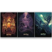 Kit Trio 3 Poster Decorativo A3 Brilhante Harry Potter b1 - BD Net Collections