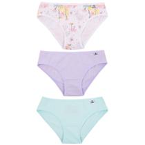 Kit Trio Calcinha Infantil Fashion DelRio Kids 51309 K45