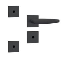 Kit Trio de Fechadura Tetra Chave 800/33 Roseta Quadrada RQ1 Preto Fosco 40mm com 2 auxiliares Stam Kit Trio de Fechadura Tetra Chave 800/33 Roseta Quadrada RQ1 Preto Fosco 40mm com 2 auxiliares Stam