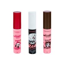 Kit Trio de Máscaras No Panda Vizzela - Cherry, Preta e Marrom