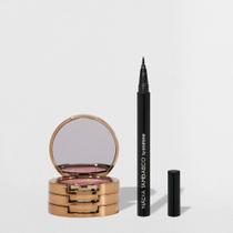 Kit Trio de Sombras 3 To Go Pallete Hazel + Caneta Delineadora Nádia Tambasco By Océane (2 Produtos)