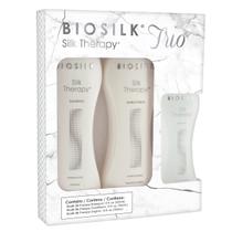 Kit Trio de Terapia de Seda BioSilk para Cuidados com o Cabelo 1.06L Kit Trio de Terapia de Seda BioSilk para Cuidados com o Cabelo 1.06L