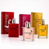 KIT TRIO FEROMÔNIO SIDARTA GOLD, MEN e GIRL KIT TRIO FEROMÔNIO SIDARTA GOLD, MEN e GIRL