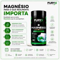 Kit Trio Magnésio, Quelato, Magnésio Taurato, 2 Potes, Furyx Kit Trio Magnésio, Quelato, Magnésio Taurato, 2 Potes, Furyx