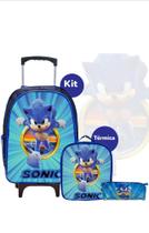 Kit Trio Mochila, Bolsinha e Lancheira Masculina/Feminina Infantil