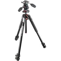 Kit tripé + cabeça manfrotto mk190xpro3-3w - até 12kg