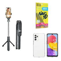 Kit Tripé De Selfie + Capinha Samsung M13 + Película 9D