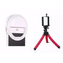 Kit Tripé Flexível + Ring Light Selfie Anel de Led Para Celular Youtuber Kit Tripé Flexível + Ring Light Selfie Anel de Led Para Celular Youtuber