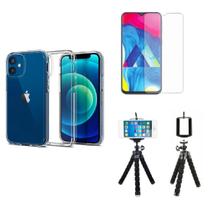Kit Tripé para ÍPhone 12 + Capa + Pelicula De Vidro
