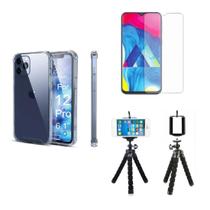 Kit Tripé para ÍPhone 12 Pro Max + Capa + Pelicula De Vidro
