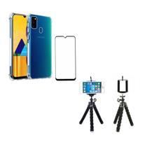 Kit Tripé para Samsung Galaxy S10 Lite + Capa + Película Vidro 3D