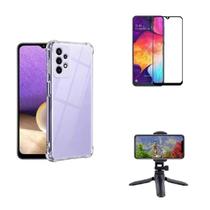 Kit Tripé Tripod 360 graus para Samsung Galaxy A13 + Capa + Pelicula De Vidro Kit Tripé Tripod 360 graus para Samsung Galaxy A13 + Capa + Pelicula De Vidro