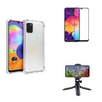 Kit Tripé Tripod 360 graus para Samsung Galaxy A31 + Capa + Pelicula De Vidro Kit Tripé Tripod 360 graus para Samsung Galaxy A31 + Capa + Pelicula De Vidro