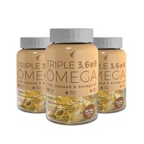 Kit Triple Ômega - 3, 6 e 9 - 90 dias - 180 Cápsulas - Eleve Life - Suplemento Alimentar