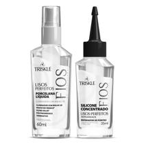 Kit Triskle Lisos Perfeitos Hidratação Antiumidade Antifrizz + Sérum Antiumidade 2 Itens