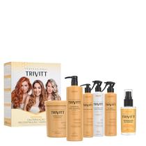 Kit Trivitt 6pçs: Kit Profissional + Fluído 300ml+ Reparador de Pontas