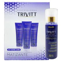 Kit Trivitt Home Care Matizante + Fluido Escova 300ml